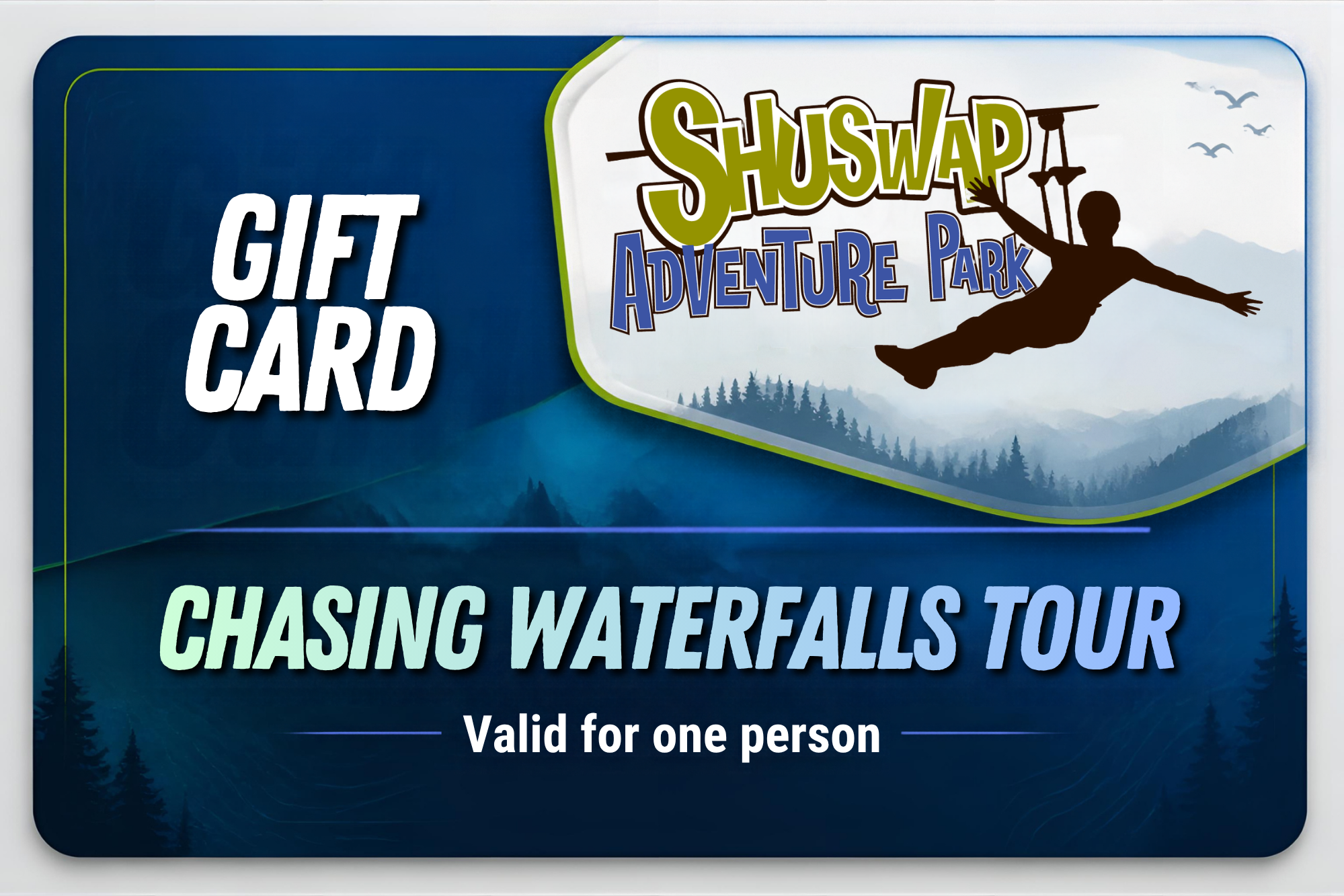 Chasing Waterfalls Tour Gift Card Chasing Waterfalls Tour Gift Card